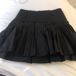 Robert Rodriguez Black Ruffled Skirt